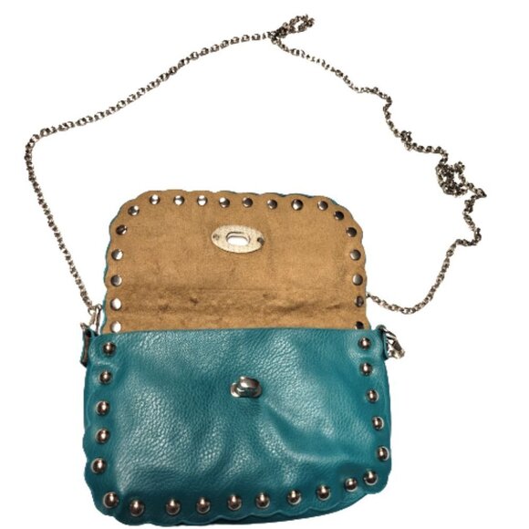 Teal Blue Handbag Mini Handbag Crossbody Small Handbag - Picture 2 of 9